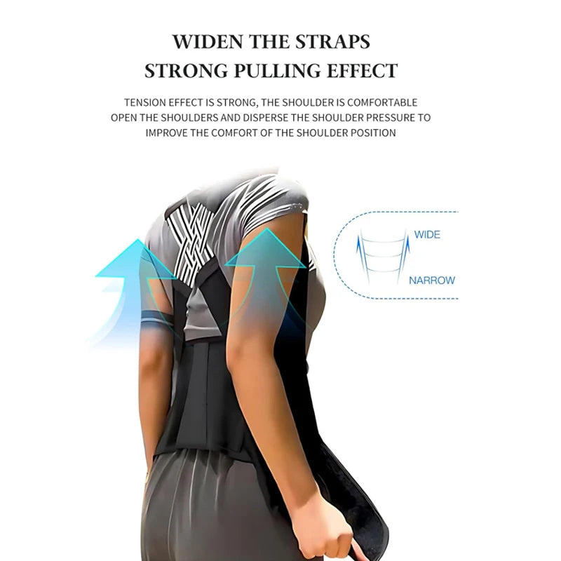 Vinebrace - Back Brace Posture Corrector for Women and Men with Natural Curve Correction Tech
