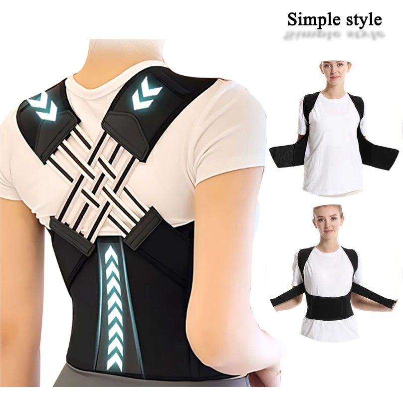 Vinebrace - Back Brace Posture Corrector for Women and Men with Natural Curve Correction Tech