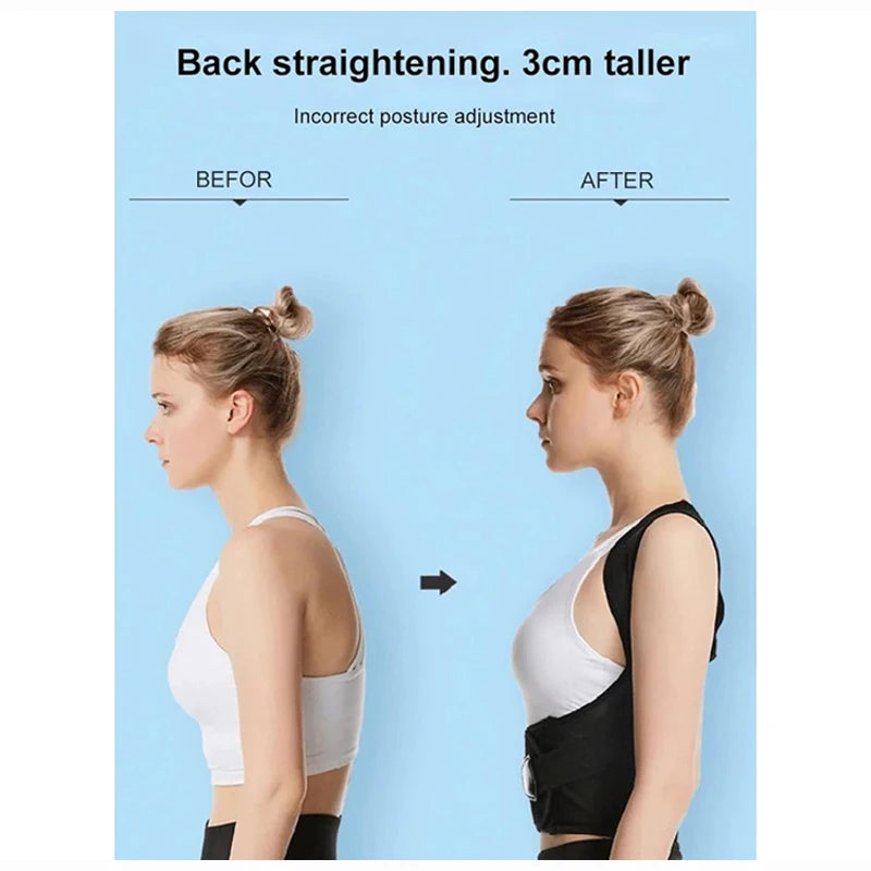 Vinebrace - Back Brace Posture Corrector for Women and Men with Natural Curve Correction Tech