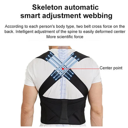 Vinebrace - Back Brace Posture Corrector for Women and Men with Natural Curve Correction Tech