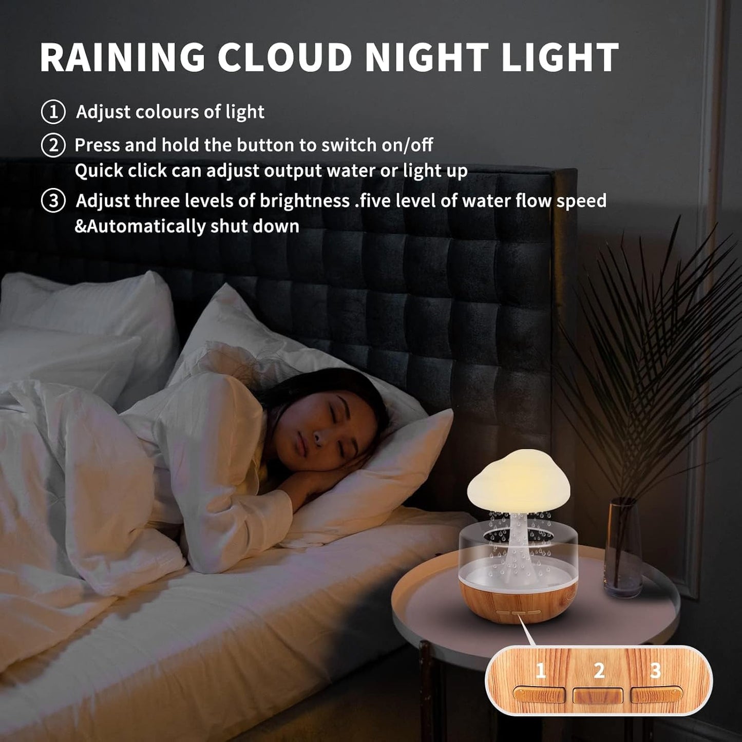 Cloudella - Mushroom Rain Cloud Humidifier