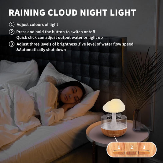 Cloudella - Mushroom Rain Cloud Humidifier