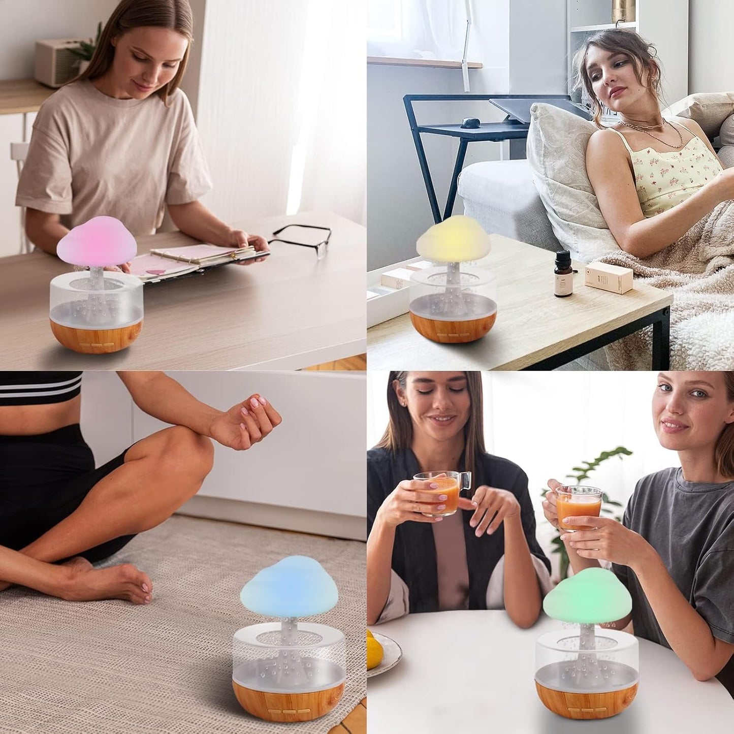 Cloudella - Mushroom Rain Cloud Humidifier