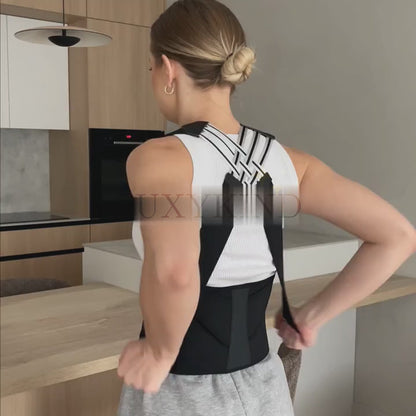 Vinebrace - Back Brace Posture Corrector for Women and Men with Natural Curve Correction Tech